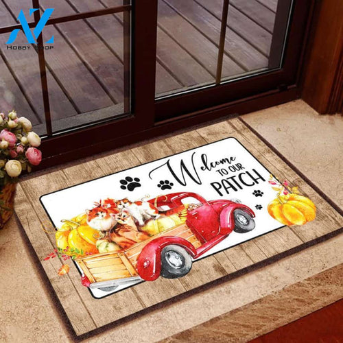 Halloween Idea Gifts Welcome Easy Clean Welcome DoorMat | Felt And Rubber | 40x60 cm | 45x75 cm | 60x90 cm | Colorful | DO1572