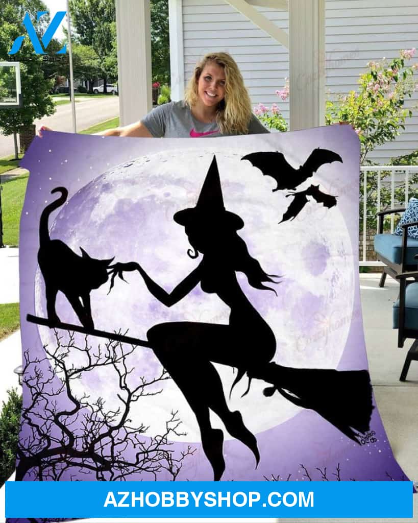 HALLOWEEN IDEAS WITCHES Fleece Blankets, Halloween Blanket, Halloween Throw Blanket, Halloween Fleece Blanket