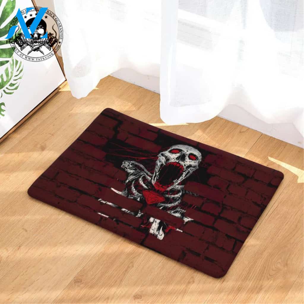 Halloween Inside Skull Doormat