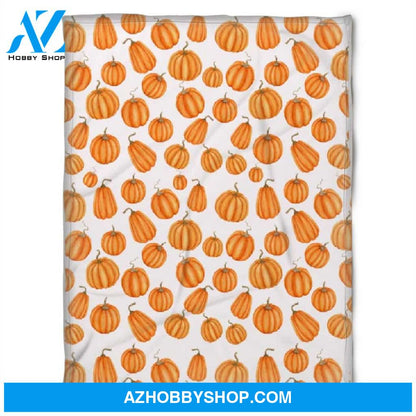 Halloween Kind Of Pumkins Fleece Blanket Halloween Adult Blanket