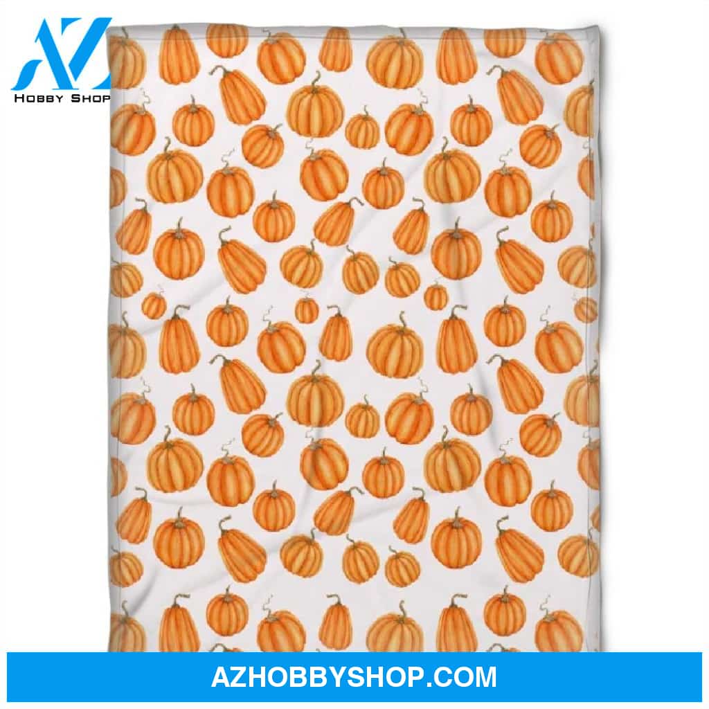 Halloween Kind Of Pumkins Fleece Blanket Halloween Adult Blanket