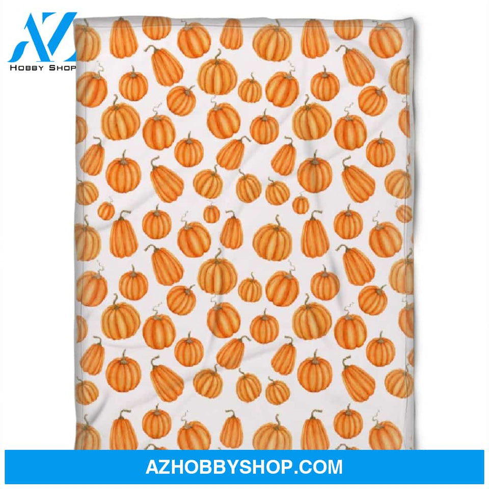 Halloween Kind Of Pumkins Fleece Blanket Halloween Adult Blanket, Pumpkins Emotions Halloween,Trick or Treat Home Decor Bedding Couch Sofa Soft And Comfy Cozy