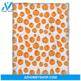 Halloween Kind Of Pumkins Fleece Blanket Halloween Adult Blanket, Pumpkins Emotions Halloween,Trick or Treat Home Decor Bedding Couch Sofa Soft And Comfy Cozy