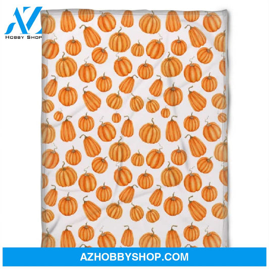 Halloween Kind Of Pumkins Fleece Blanket Halloween Adult Blanket, Pumpkins Emotions Halloween,Trick or Treat Home Decor Bedding Couch Sofa Soft And Comfy Cozy