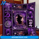 Halloween October The Soul Of A Witch Fleece Blanket Gift For Family & Friends Gift Home Decor Bedding Couch Sofa Soft And Comfy Cozy