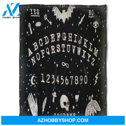 Halloween Ouija Board Goodbye Fleece Blanket Halloween Adult Blanket