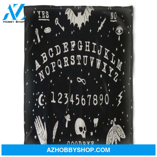 Halloween Ouija Board Goodbye Fleece Blanket Halloween Adult Blanket