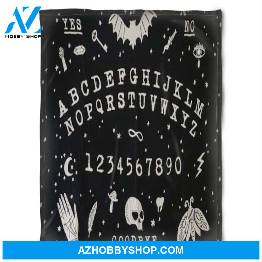 Halloween Ouija Board Goodbye Fleece Blanket Halloween Adult Blanket