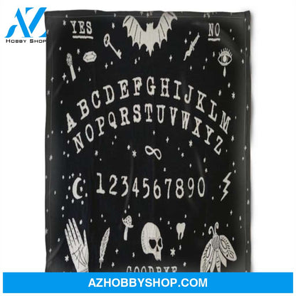 Halloween Ouija Board Goodbye Fleece Blanket Halloween Adult Blanket