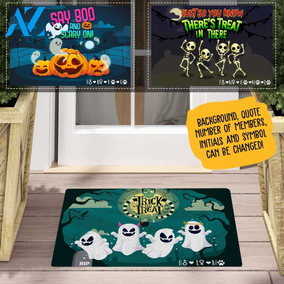 Halloween Personalized Doormat AP01