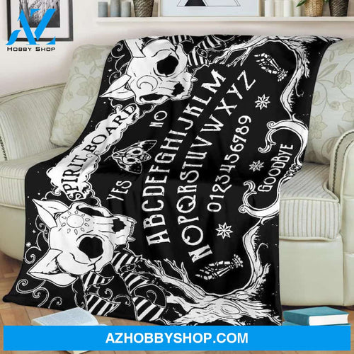 Halloween Say Goodbye Blanket,Spirit Board,Gifts For Halloween, Birthdays,Home Decor Bedding Couch Sofa Soft And Comfy Cozy