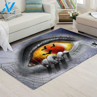 Halloween Scary Eye Doormat Indoor And Outdoor Mat Entrance Rug Sweet Home Decor Housewarming Gift Gift For Friend Family Stem Feminist