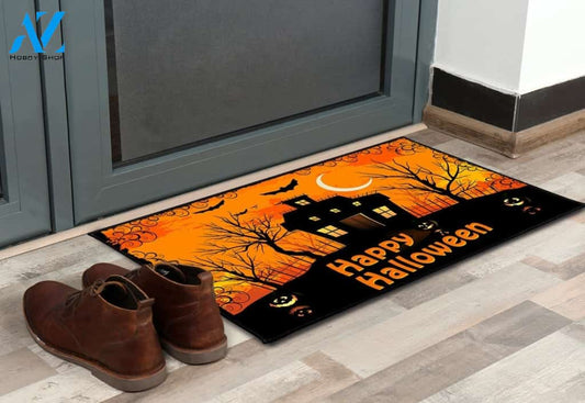 Halloween Scary House Equality Doormat Indoor And Outdoor Mat Entrance Rug Sweet Home Decor Housewarming Gift Gift For Friend Family Stem Feminist