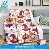 Halloween Scary Night Blanket Halloween Fleece Blanket Halloween Adult Kid Blanket Halloween Gifts For Her Family Home Decor Bedding Couch Sofa Soft and Comfy Cozy