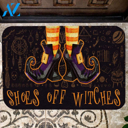 Halloween Shoes Off Witches Doormat Indoor And Outdoor Mat Entrance Rug Sweet Home Decor Housewarming Gift Gift For Friend Family Stem Feminist