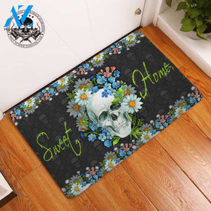 Halloween Sweet Home Skull Doormat