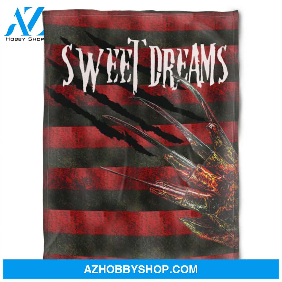 Halloween Sweet Red Dream Fleece Blanket Halloween Adult Blanket, Pumpkins Emotions Halloween,Trick or Treat Home Decor Bedding Couch Sofa Soft And Comfy Cozy