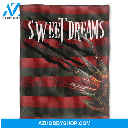 Halloween Sweet Red Dream Fleece Blanket Halloween Adult Blanket, Pumpkins Emotions Halloween,Trick or Treat Home Decor Bedding Couch Sofa Soft And Comfy Cozy