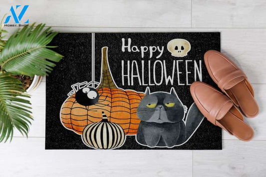 Halloween The Silly Cat Equality Doormat Indoor And Outdoor Mat Entrance Rug Sweet Home Decor Housewarming Gift Gift For Friend Family Stem Feminist