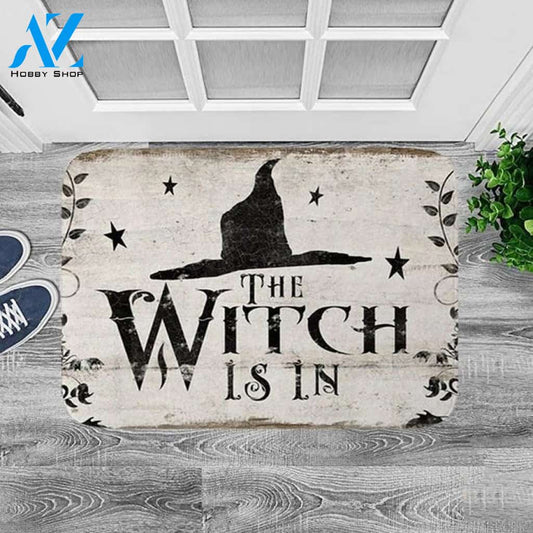 Halloween The Witch Is In Equality Doormat Indoor And Outdoor Mat Entrance Rug Sweet Home Decor Housewarming Gift Gift For Friend Family Stem Feminist