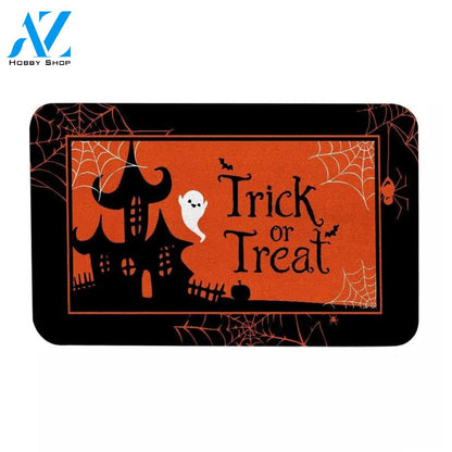 Halloween Trick Or Treat Flying Ghost Doormat Indoor And Outdoor Mat Entrance Rug Sweet Home Decor Housewarming Gift Gift For Friend Family Stem Feminist