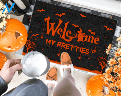 Halloween Welcome My Pretties Equality Doormat Indoor And Outdoor Mat Entrance Rug Sweet Home Decor Housewarming Gift Gift For Friend Family Stem Feminist