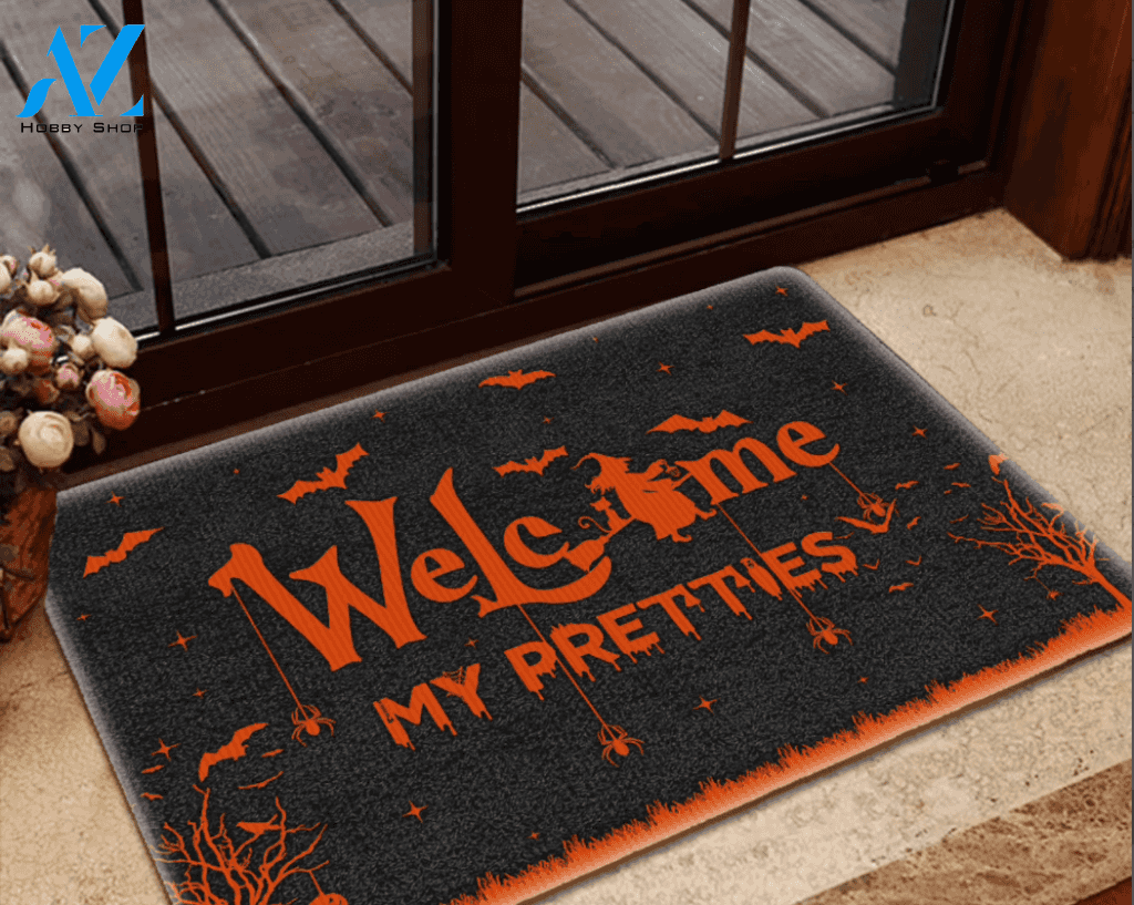 Halloween Welcome My Pretties Equality Doormat Indoor And Outdoor Mat Entrance Rug Sweet Home Decor Housewarming Gift Gift For Friend Family Stem Feminist