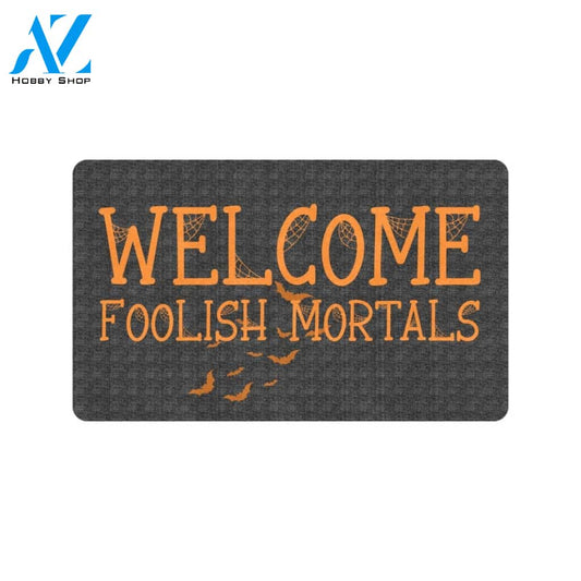 Halloween Welcome To Foolish Mortals Equality Doormat Indoor And Outdoor Mat Entrance Rug Sweet Home Decor Housewarming Gift Gift For Friend Family Stem Feminist