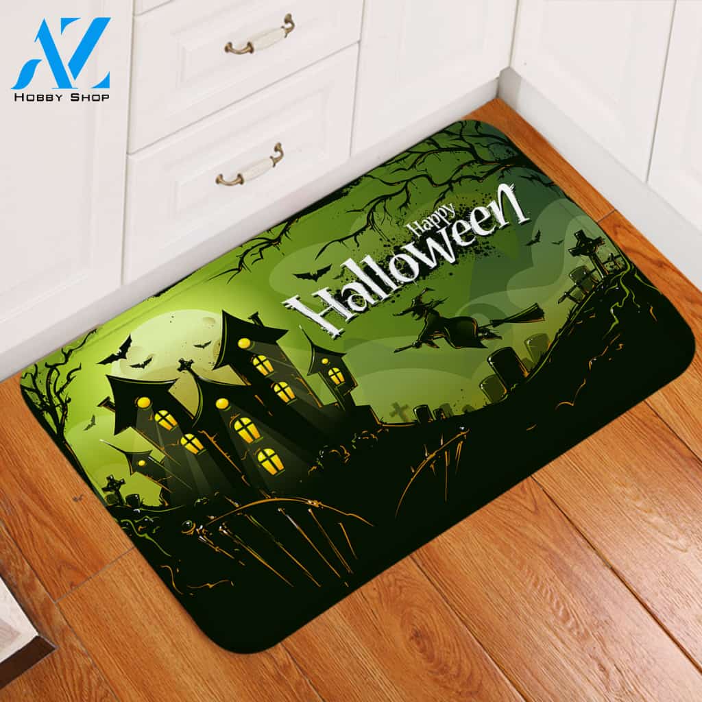 Halloween Witch Door Mat