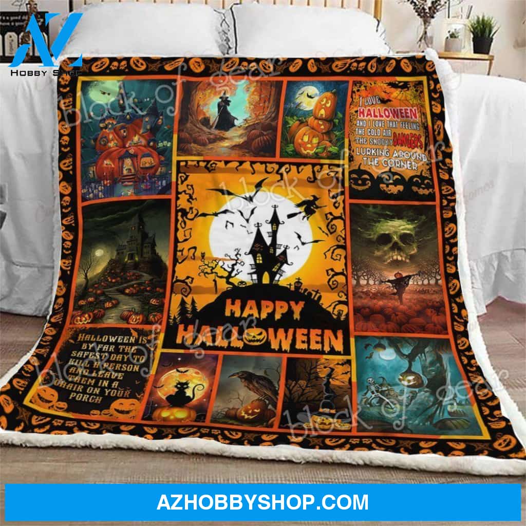 HALLOWEEN WITCH Fleece Blankets, Halloween Blanket, Halloween Throw Blanket, Halloween Fleece Blanket