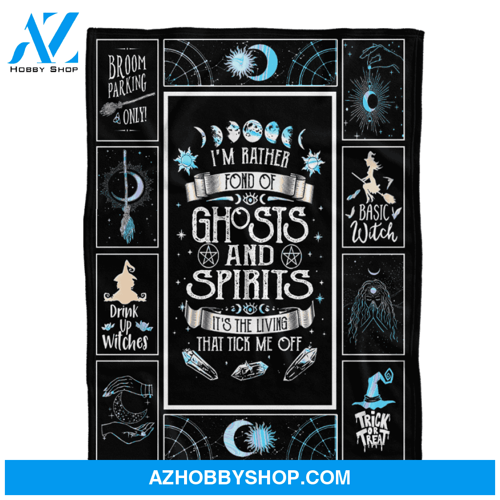 Halloween Witch Ghosts Spirit Fleece Blanket Halloween Adult Blanket, Pumpkins Emotions Halloween,Trick or Treat Home Decor Bedding Couch Sofa Soft And Comfy Cozy