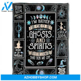 Halloween Witch Ghosts Spirit Fleece Blanket Halloween Adult Blanket, Pumpkins Emotions Halloween,Trick or Treat Home Decor Bedding Couch Sofa Soft And Comfy Cozy