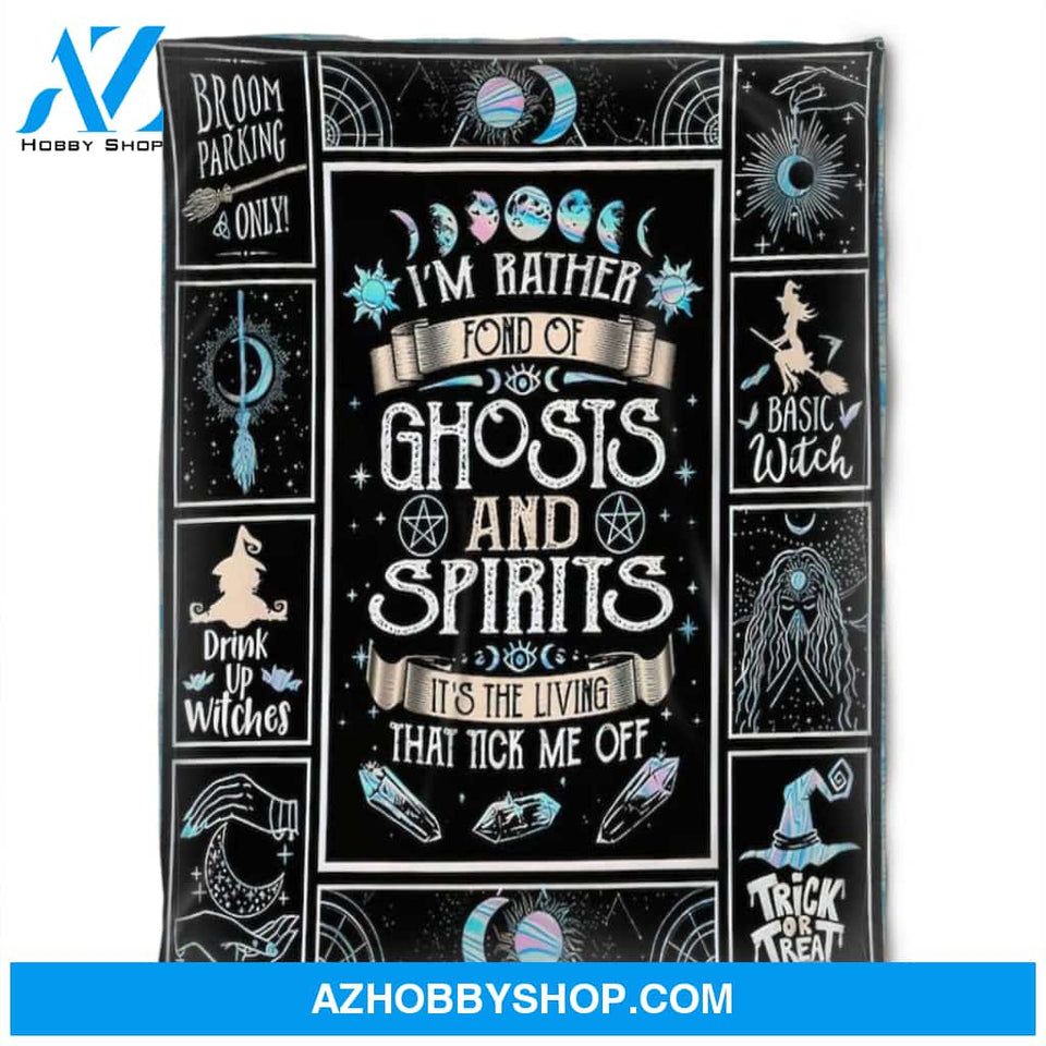 Halloween Witch Ghosts Spirit Fleece Blanket Halloween Adult Blanket, Pumpkins Emotions Halloween,Trick or Treat Home Decor Bedding Couch Sofa Soft And Comfy Cozy