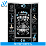 Halloween Witch Ghosts Spirit Fleece Blanket Halloween Adult Blanket, Pumpkins Emotions Halloween,Trick or Treat Home Decor Bedding Couch Sofa Soft And Comfy Cozy