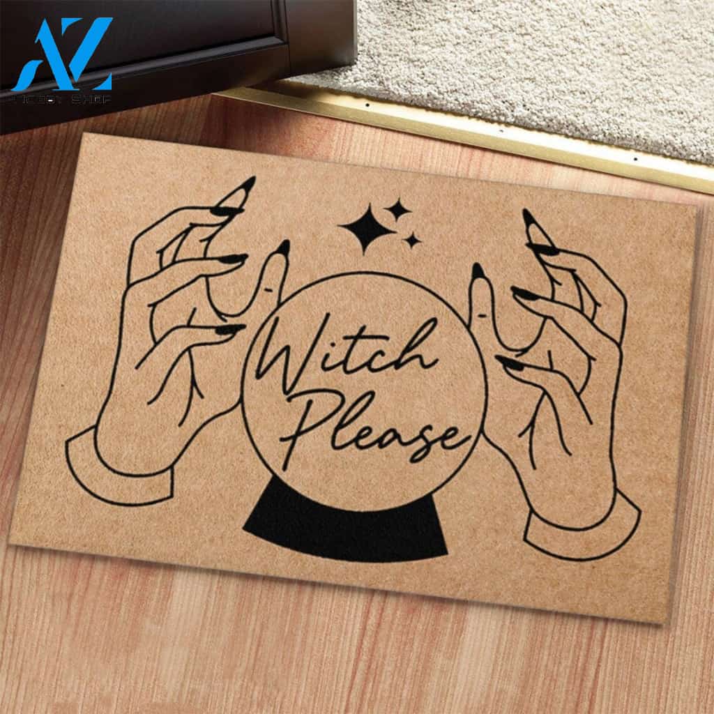 Halloween Witch Please Equality Doormat Indoor And Outdoor Mat Entrance Rug Sweet Home Decor Housewarming Gift Gift For Friend Family Stem Feminist