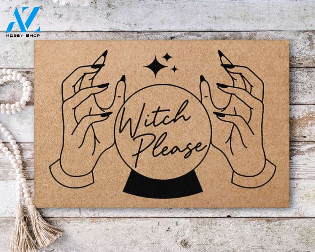 Halloween Witch Please Equality Doormat Indoor And Outdoor Mat Entrance Rug Sweet Home Decor Housewarming Gift Gift For Friend Family Stem Feminist