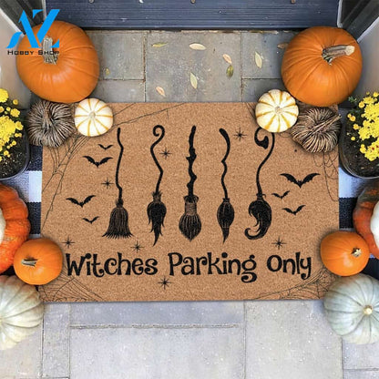 Halloween Witches Parking Only Equality Doormat Indoor And Outdoor Mat Entrance Rug Sweet Home Decor Housewarming Gift Gift For Friend Family Stem Feminist