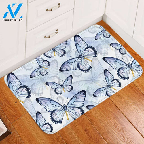 Hallucinating Butterflies Door Mat