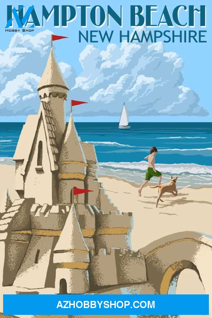 Hampton Beach New Hampshire Sand Castle