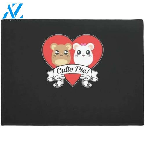 Hamster Cute Pet Love Doormat Funny Welcome Mat Housewarming Gift Home Decor Funny Doormat Gift For Friend
