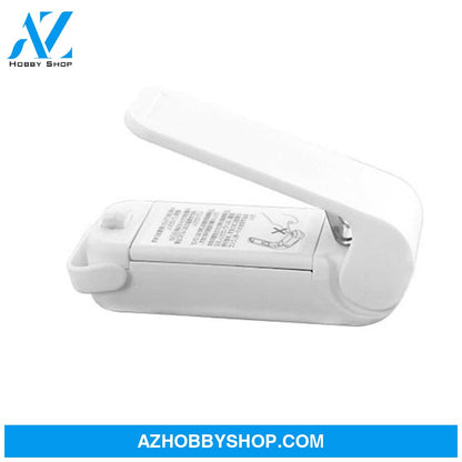 Hand Pressure Portable Snack Seal Clip White