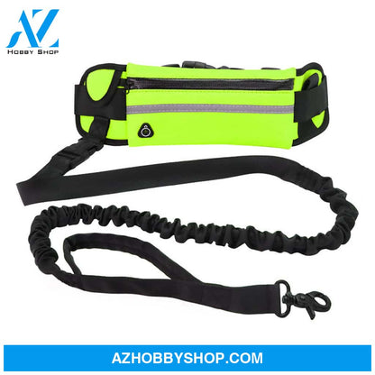 Hands Free Dog Leash Pet Walking And Training Belt With Shock Absorbing Bungee For Up To 180Lbs