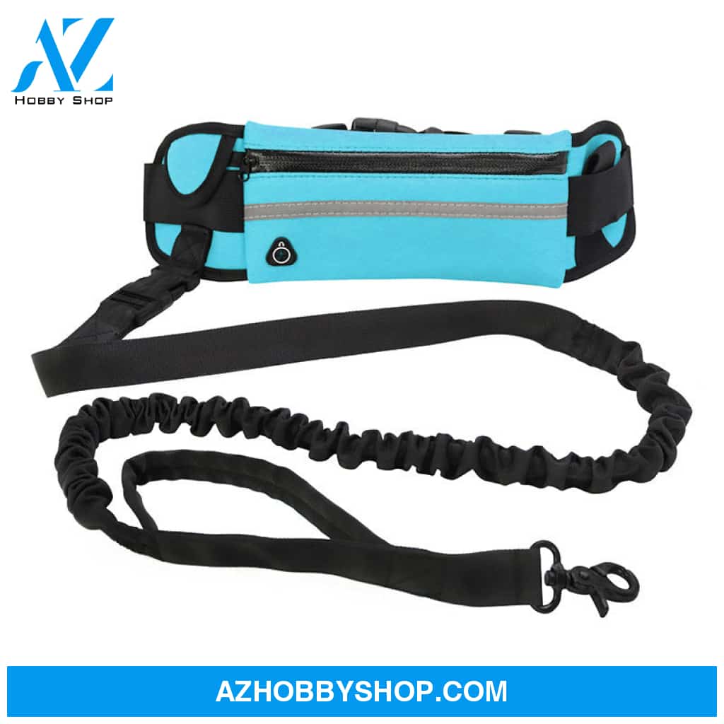 Hands Free Dog Leash Pet Walking And Training Belt With Shock Absorbing Bungee For Up To 180Lbs