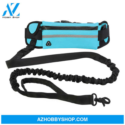 Hands Free Dog Leash Pet Walking And Training Belt With Shock Absorbing Bungee For Up To 180Lbs