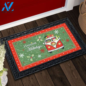 Happiest Holidays Camper Van Doormat - 18" x 30"