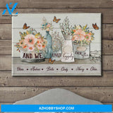 Happily Ever After - Personalized Custom Name Canvas