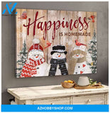 Happiness Cardinal Wall Matte Canvas - Christmas Wall Art