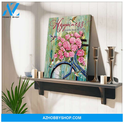 Happiness Hummingbird Canvas Wall Art, Wall Decor Visual Art