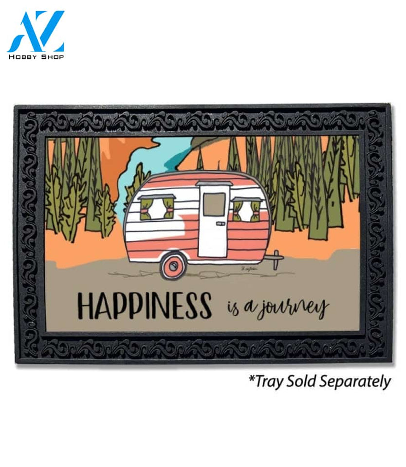Happiness is a Journey Camper Doormat - 18" x 30"