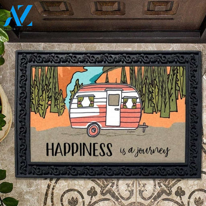 Happiness is a Journey Camper Doormat - 18" x 30"
